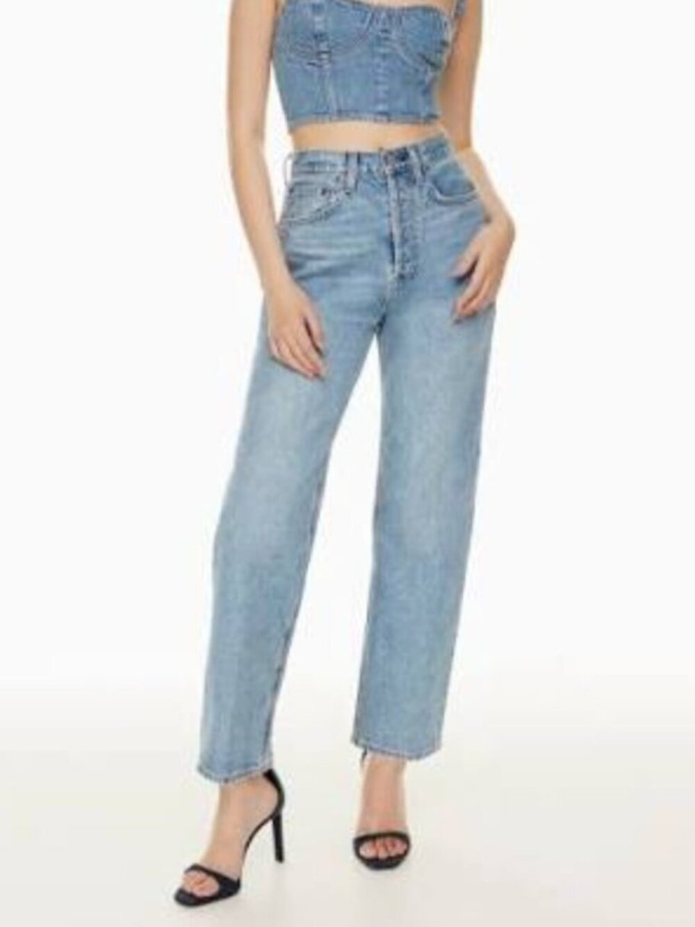 Aritzia Denim Forum Joni High Rise Loose 29L Jeans Size 24